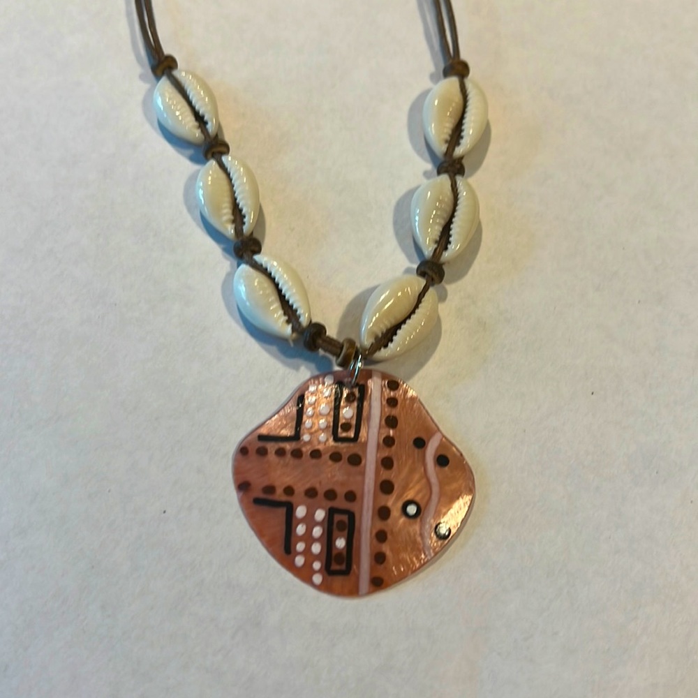 New Handmade painted necklace